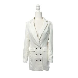 Superdown Cream Madeline Blazer Dress